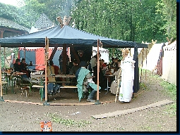Der feudale Mittelpunkt des Lagers